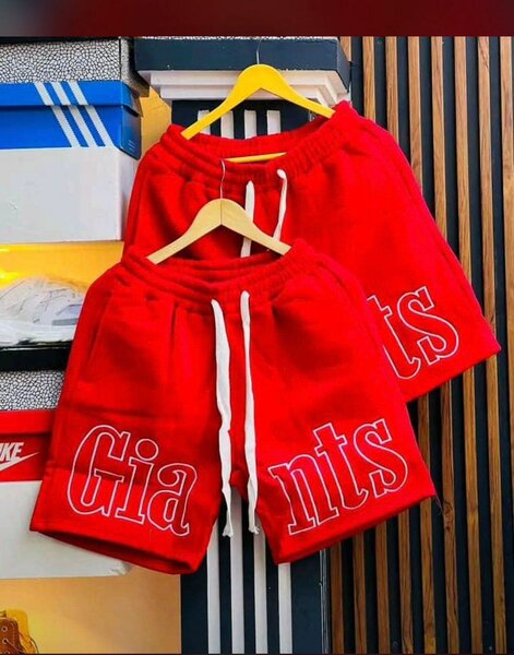 Shorts rouge Giants pour homme