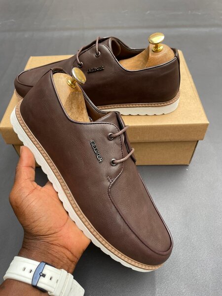 Chaussures décontractées homme en cuir