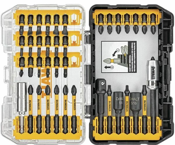 DEWALT Screwdriver Bit Set, Impact Ready, FlexTorq, 40-Piece