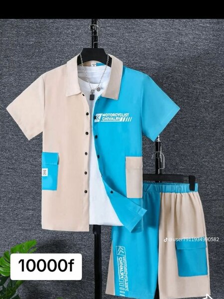 Ensemble homme sportwear bleu