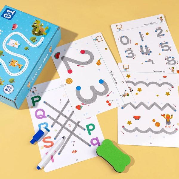 Livre éducatif réutilisable 2+