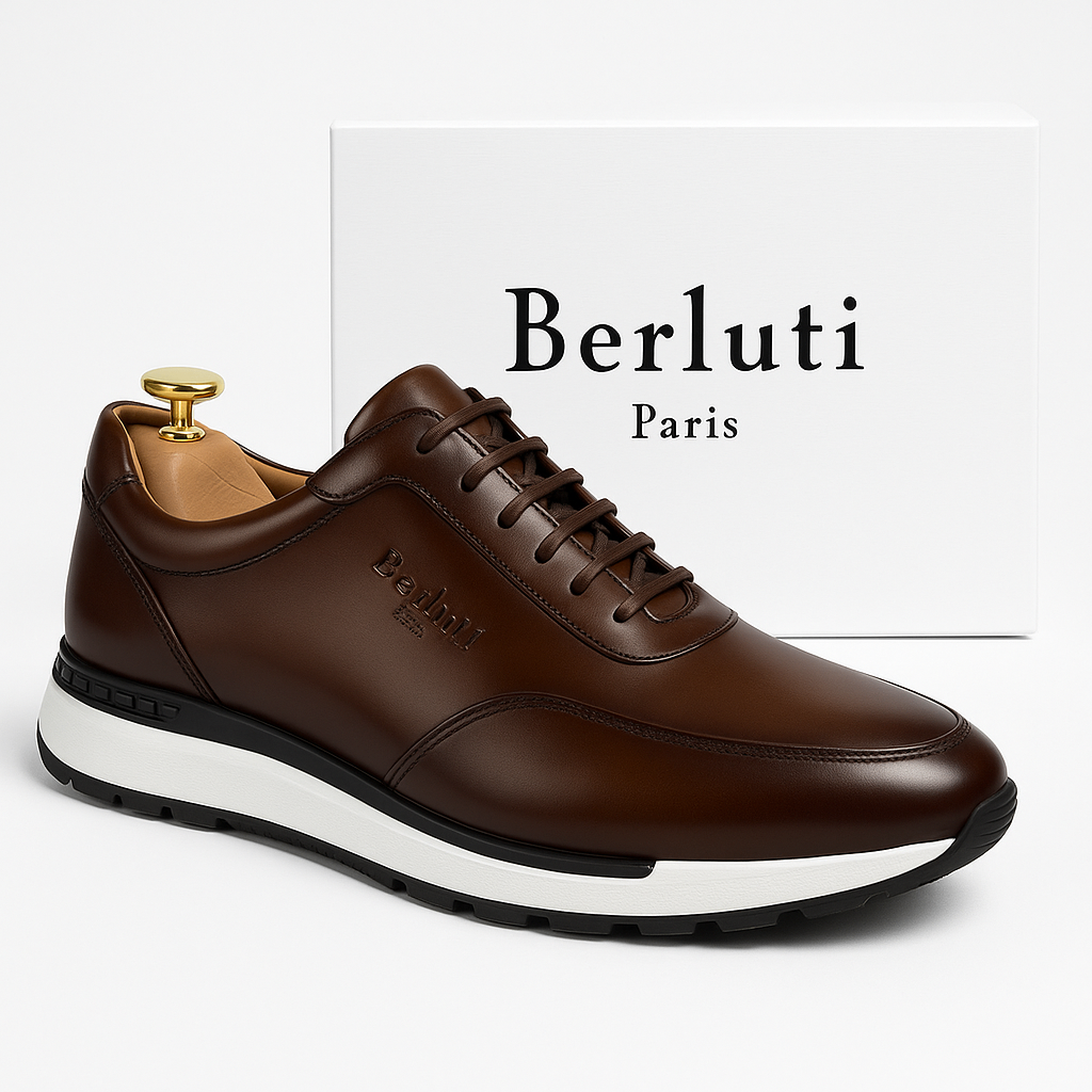 Sneakers de luxe en cuir Berluti