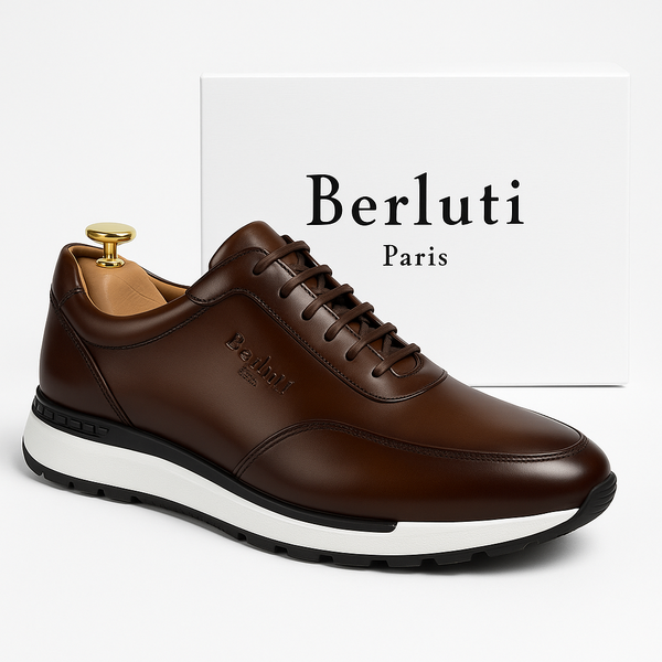 Sneakers de luxe en cuir Berluti