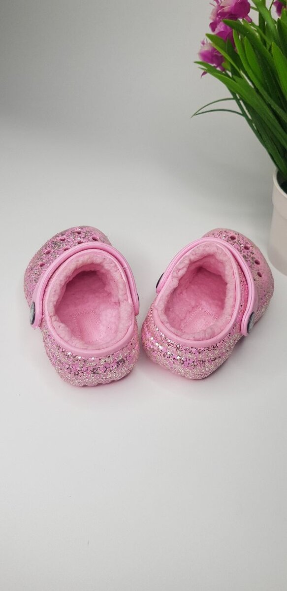 Pink Baby Crocs