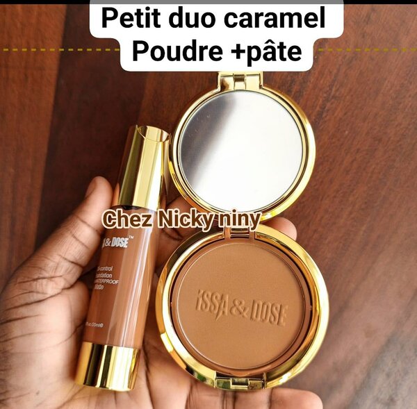 Duo fond de teint caramel