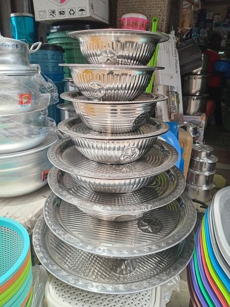 Lot de cuvette inox 8 pcs