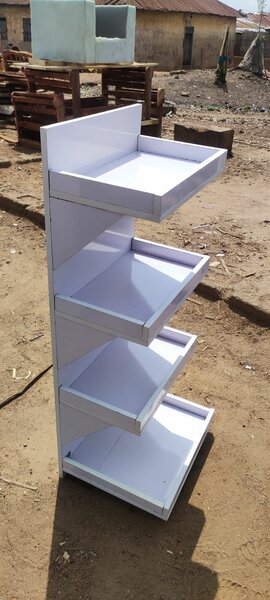 Étagère de rangement 4 tiroirs blanc