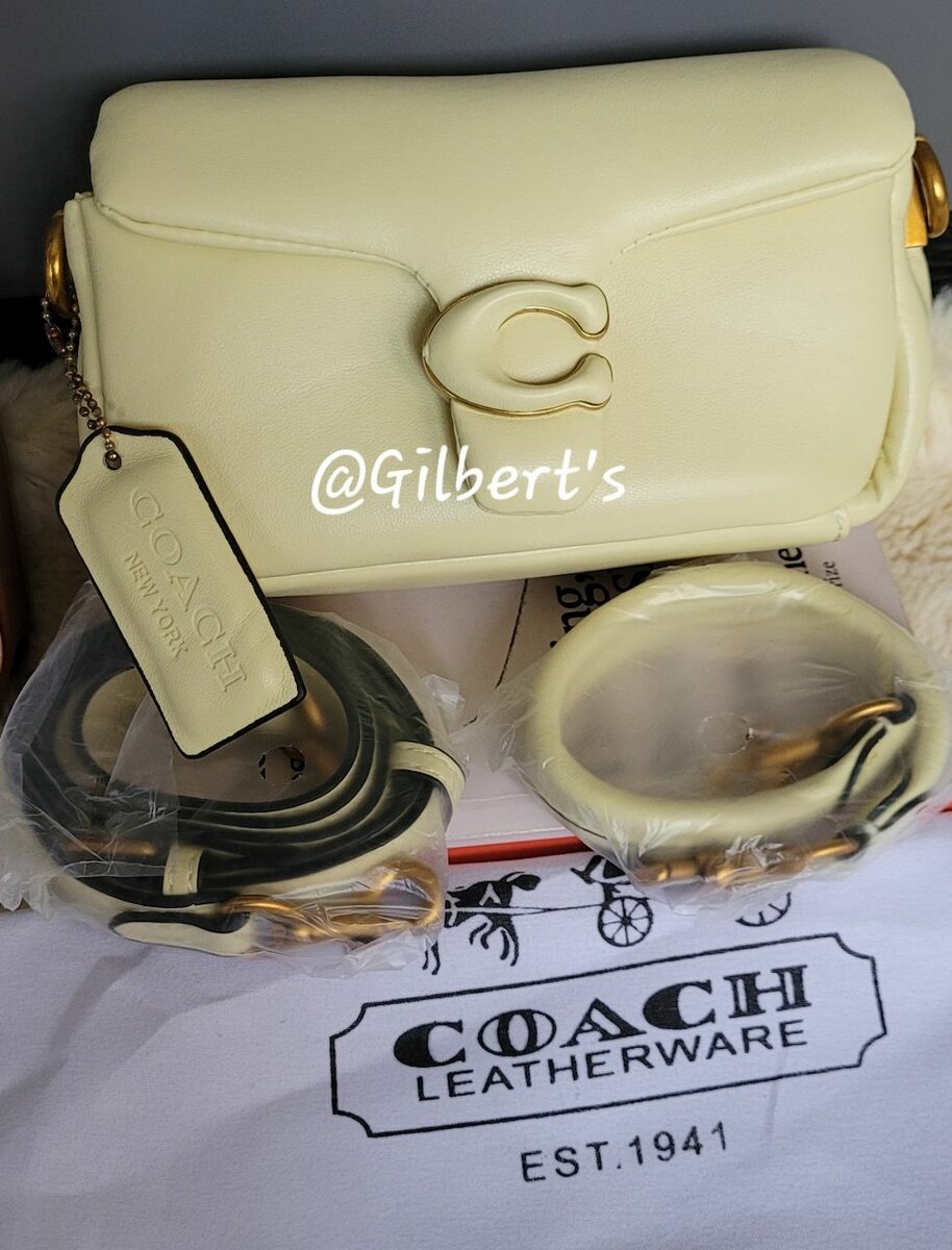 Coach yellow handbags