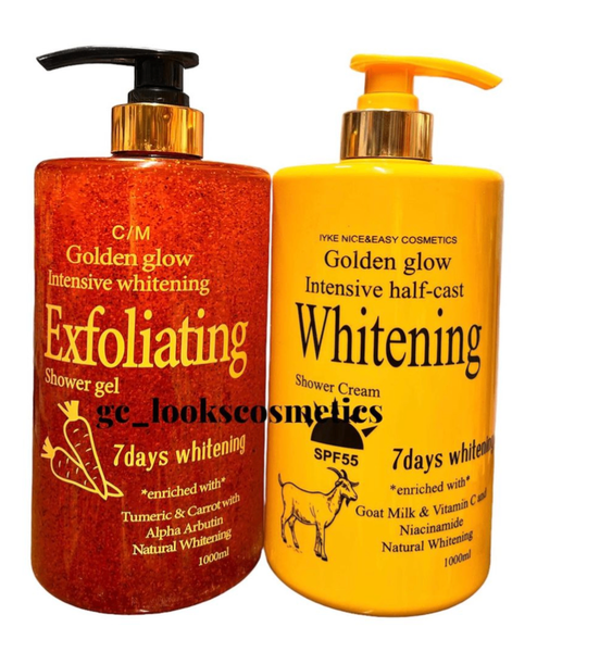 Golden glow shower gel
