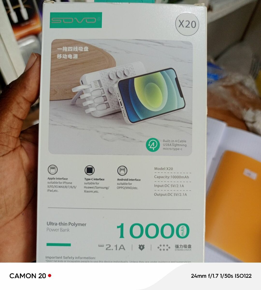 Power bank 10.000 Amh