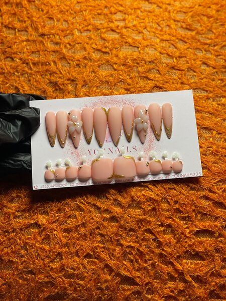 Ongles Press-Ons Éblouissants