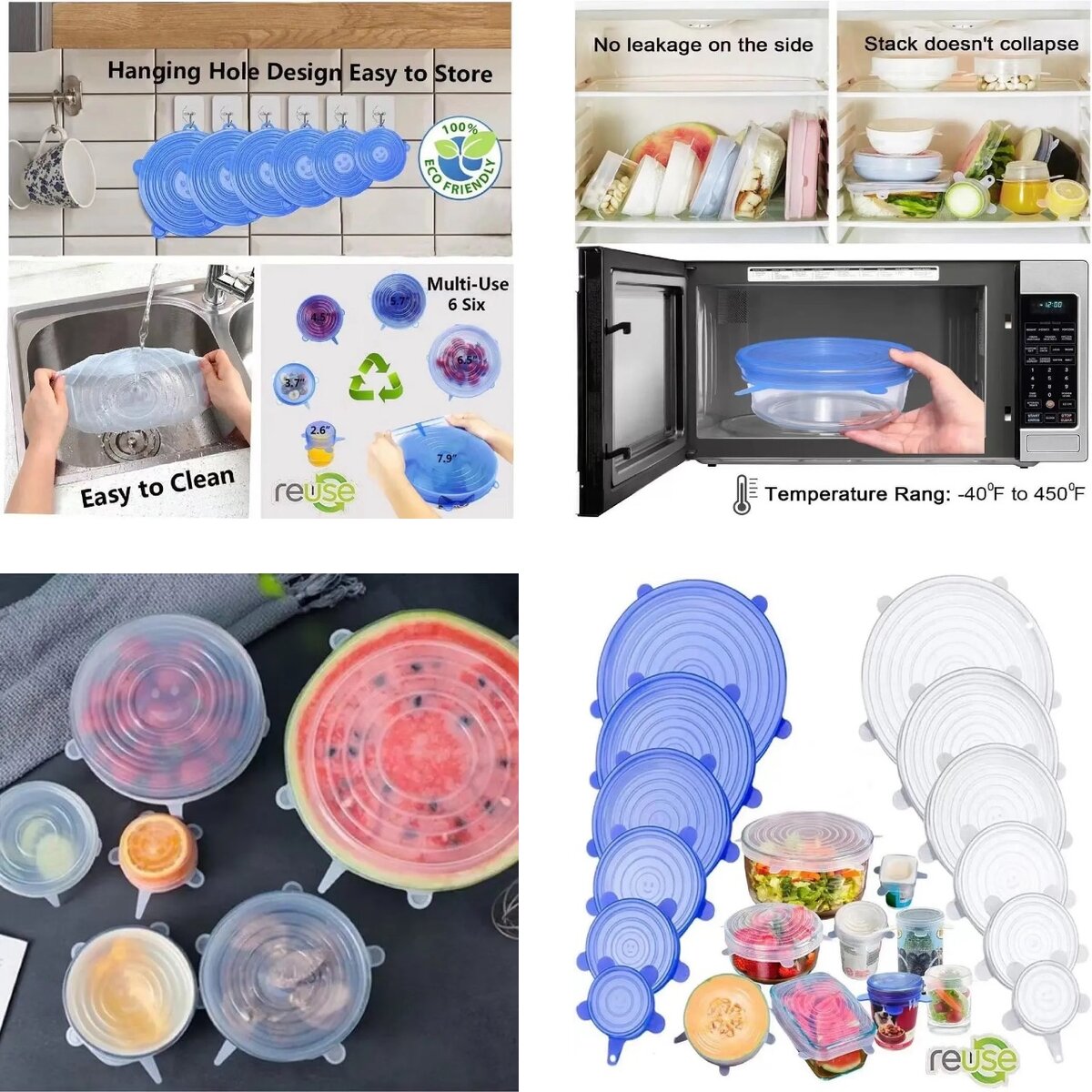 Silicone food covers