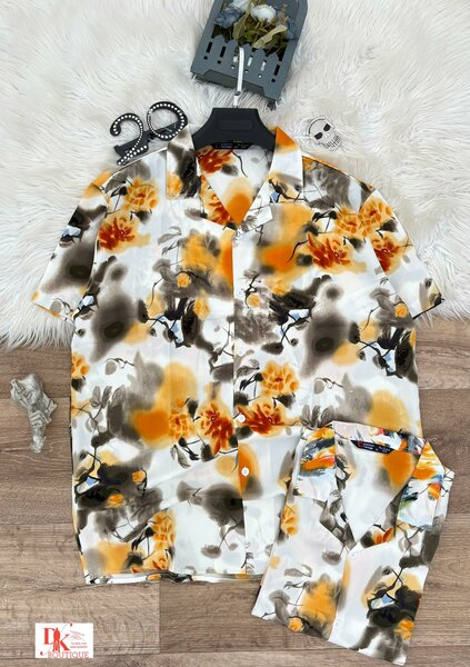 Chemise hawaïenne fleurie