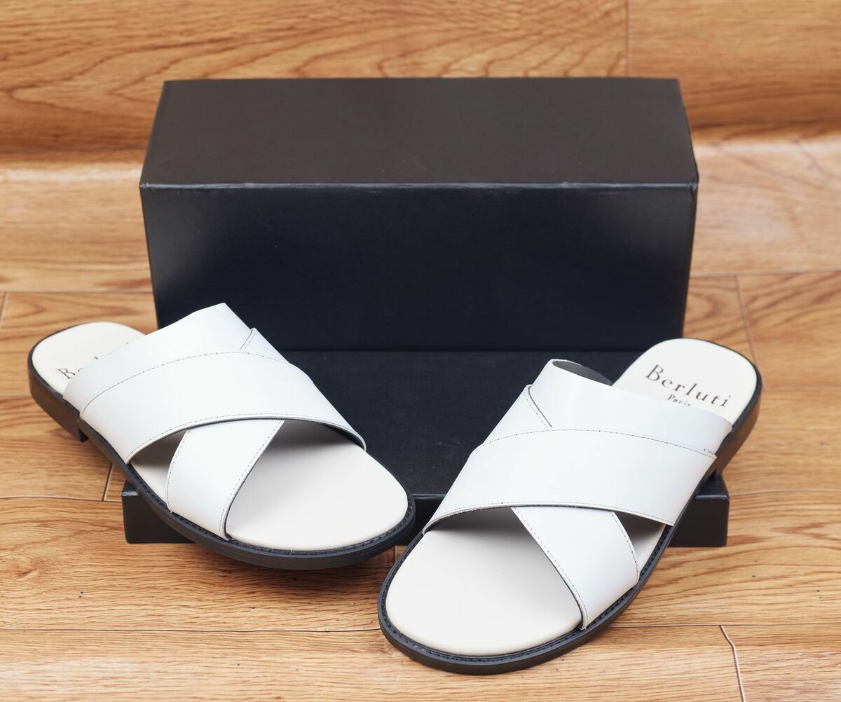 Sandales hommes en cuir