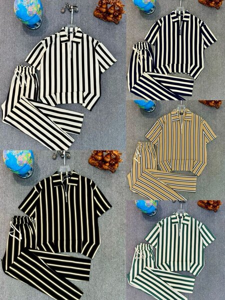 Pyjama à rayures élégantes