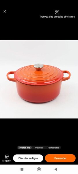 Cocotte en fonte émaillée