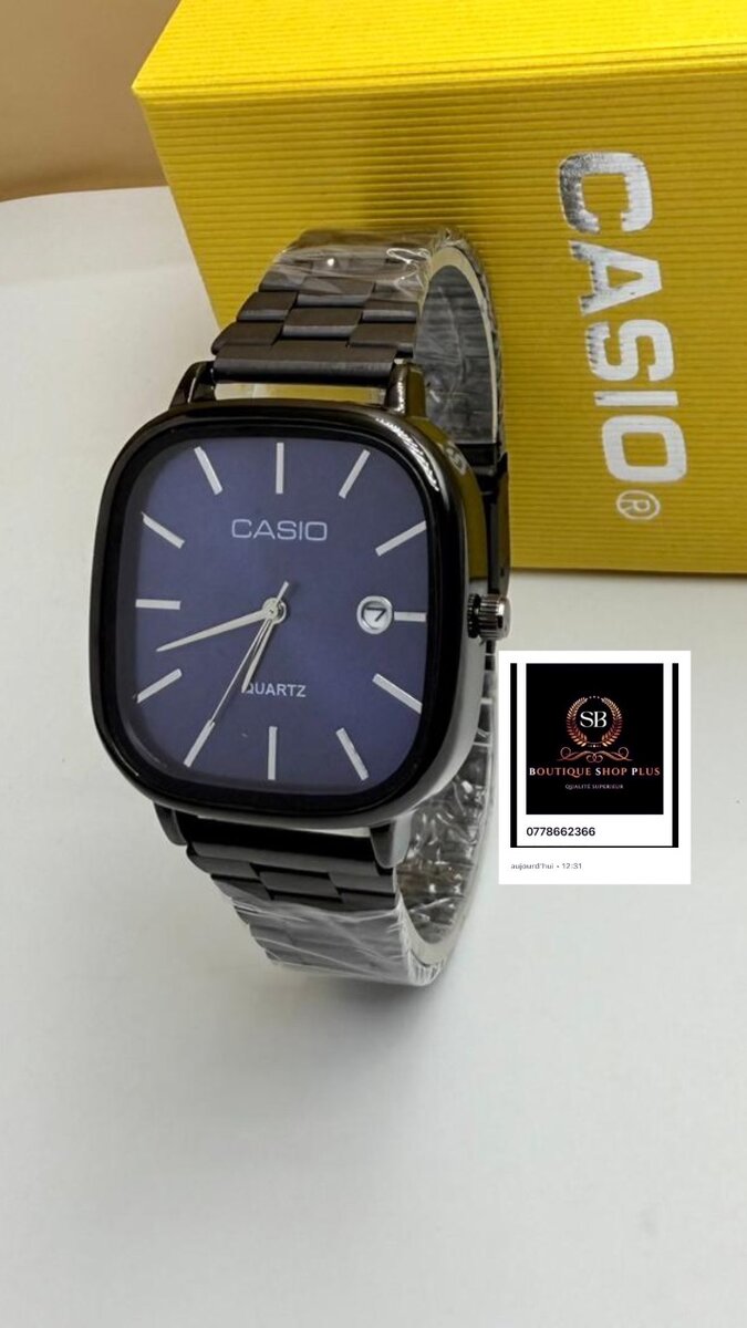 Montre Casio Quartz Élégante