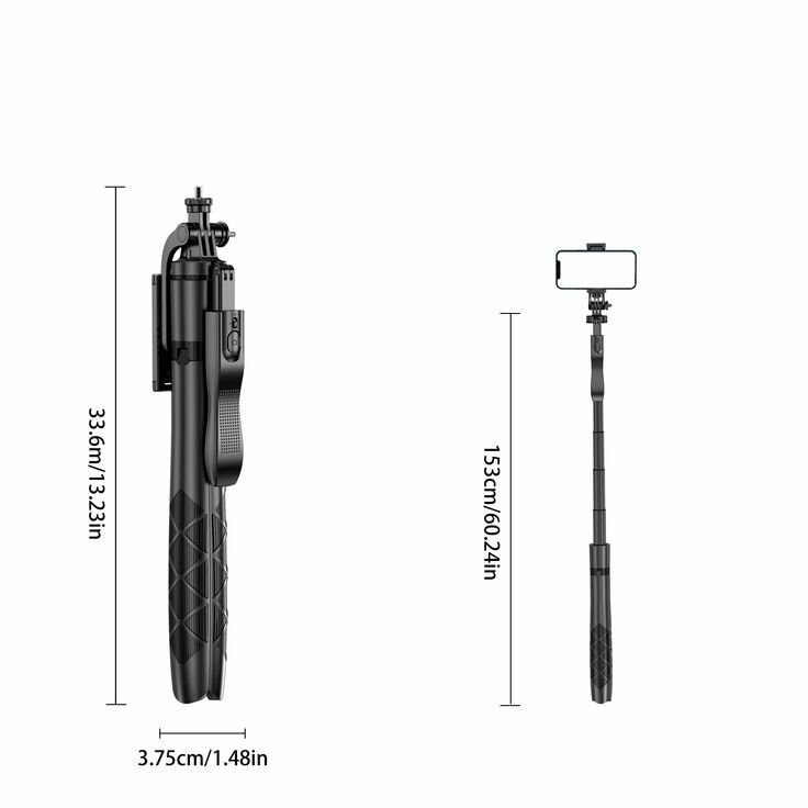 3-in-1 Multifunctional Selfie Stick Tripod