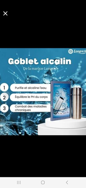 Gobelet Alcalin Longrich 400ml