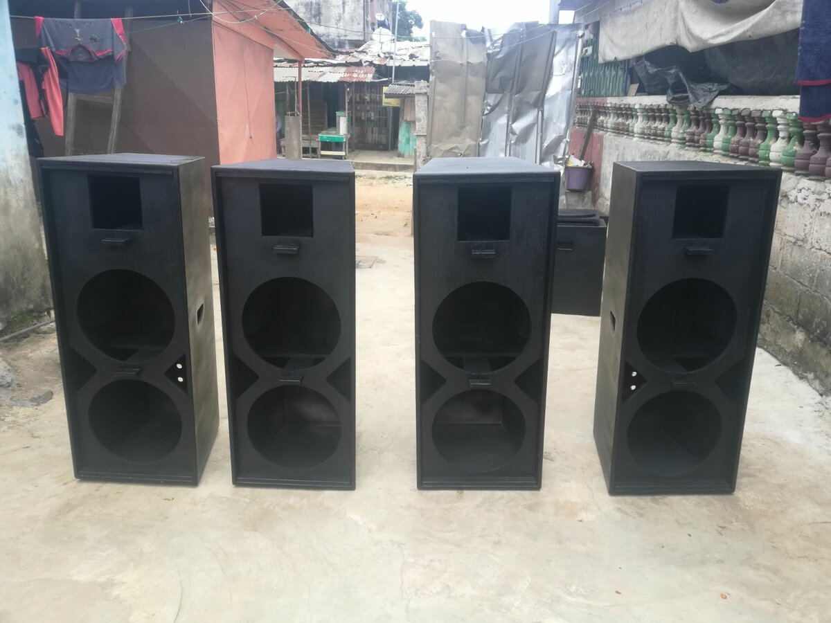 Colonne, caisson basse, micro fil,sono complet