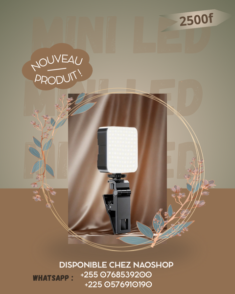 Lumière LED Portable Vidéo