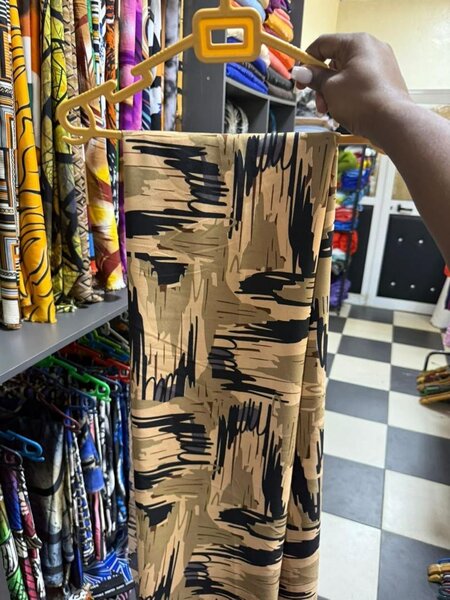 Tissu en coton imprimé vibrant