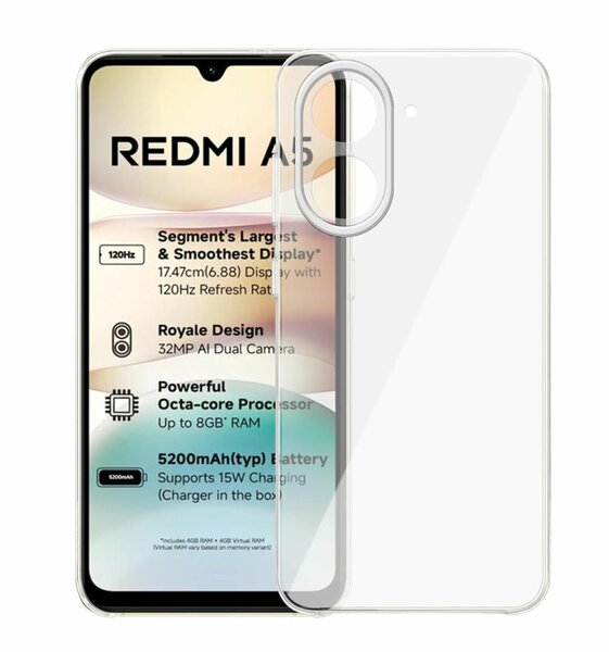 Coque silicone Redmi A5