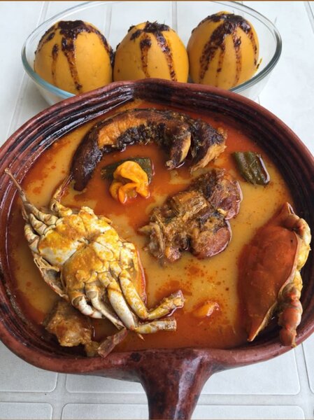 Foufou sauce claire gd portion