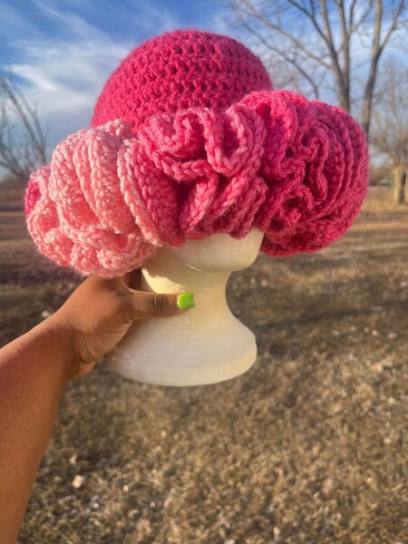Ruffle hat