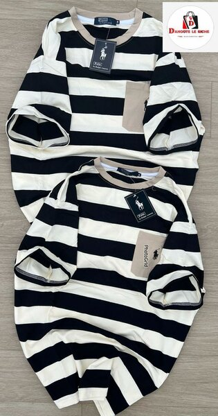 T-shirt rayé à manches courtes