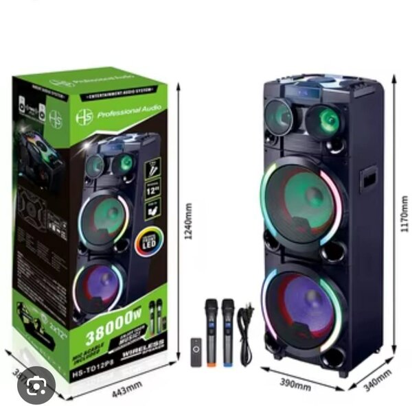 Enceinte Bluetooth Puissance LED