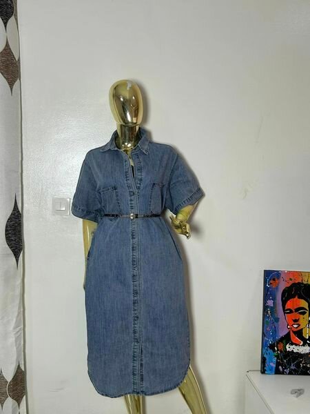 Tunique jean, M grand