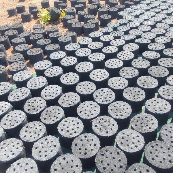 Honeycomb briquettes