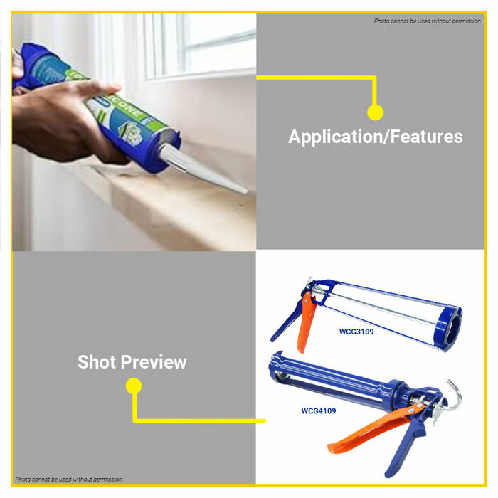 Pistolet à cartouche 230mm