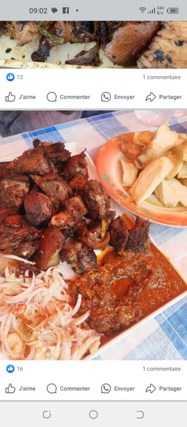 Porc Africain Braisé + Attieke