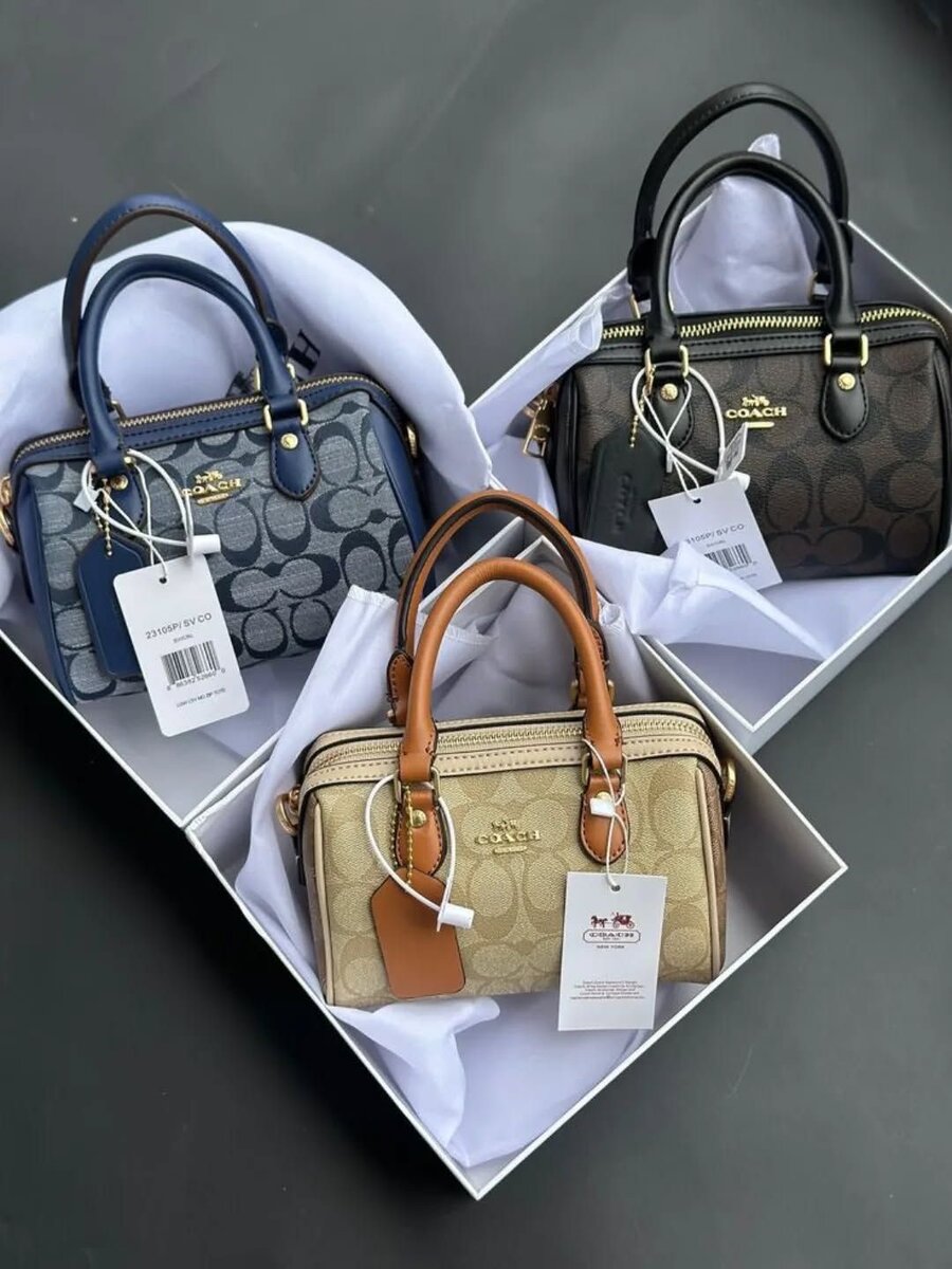 Sac à main en cuir Coach