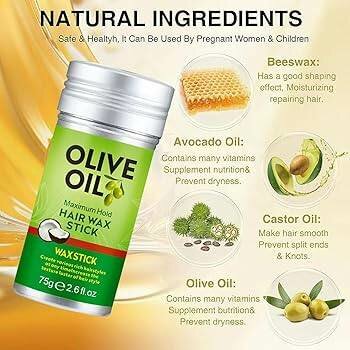 Olive Oil Hair Wax Stick