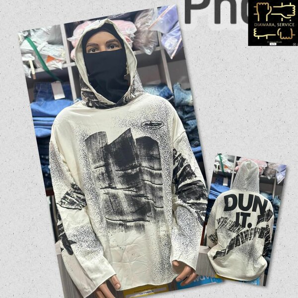 Sweat à Capuche Graphique Unisexe