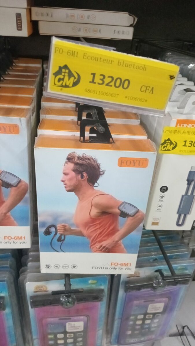 FOYU Écouteurs Sport Bluetooth