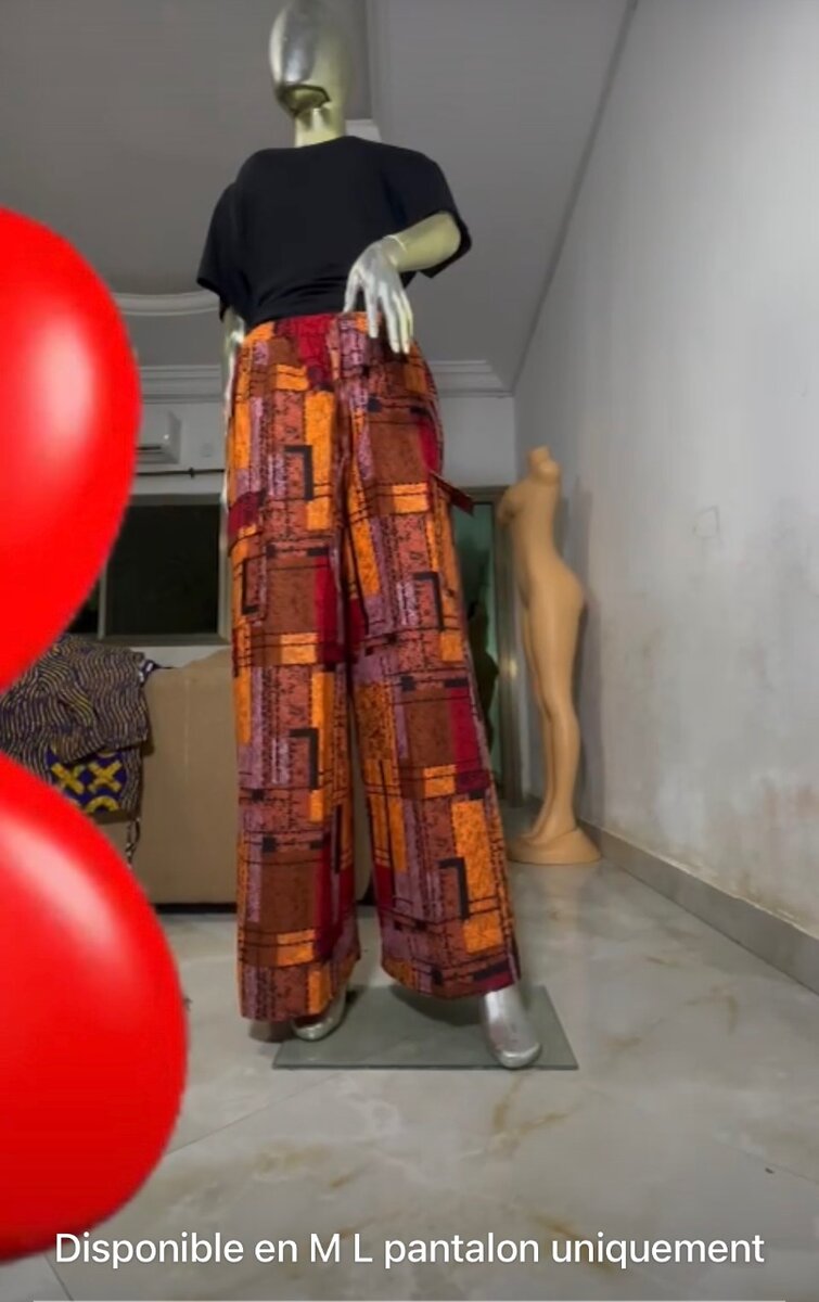 Baggy Ankara 4 poches