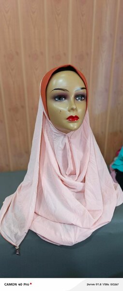 Jilbab élégant en coton