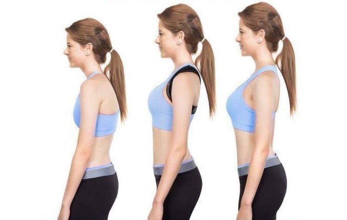 Correcteur de posture noir