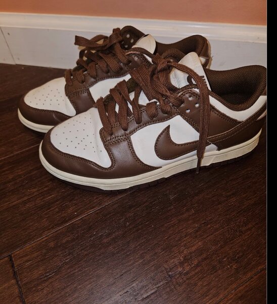 Nike Dunk Low marron et blanc