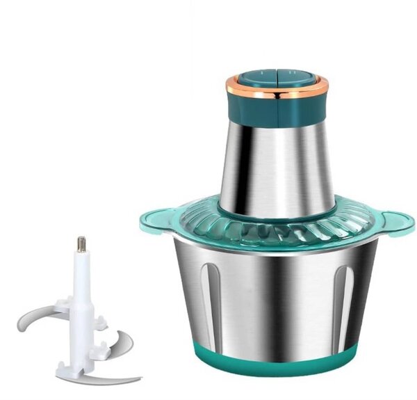 Hachoir Électrique Inox 2L Puissant