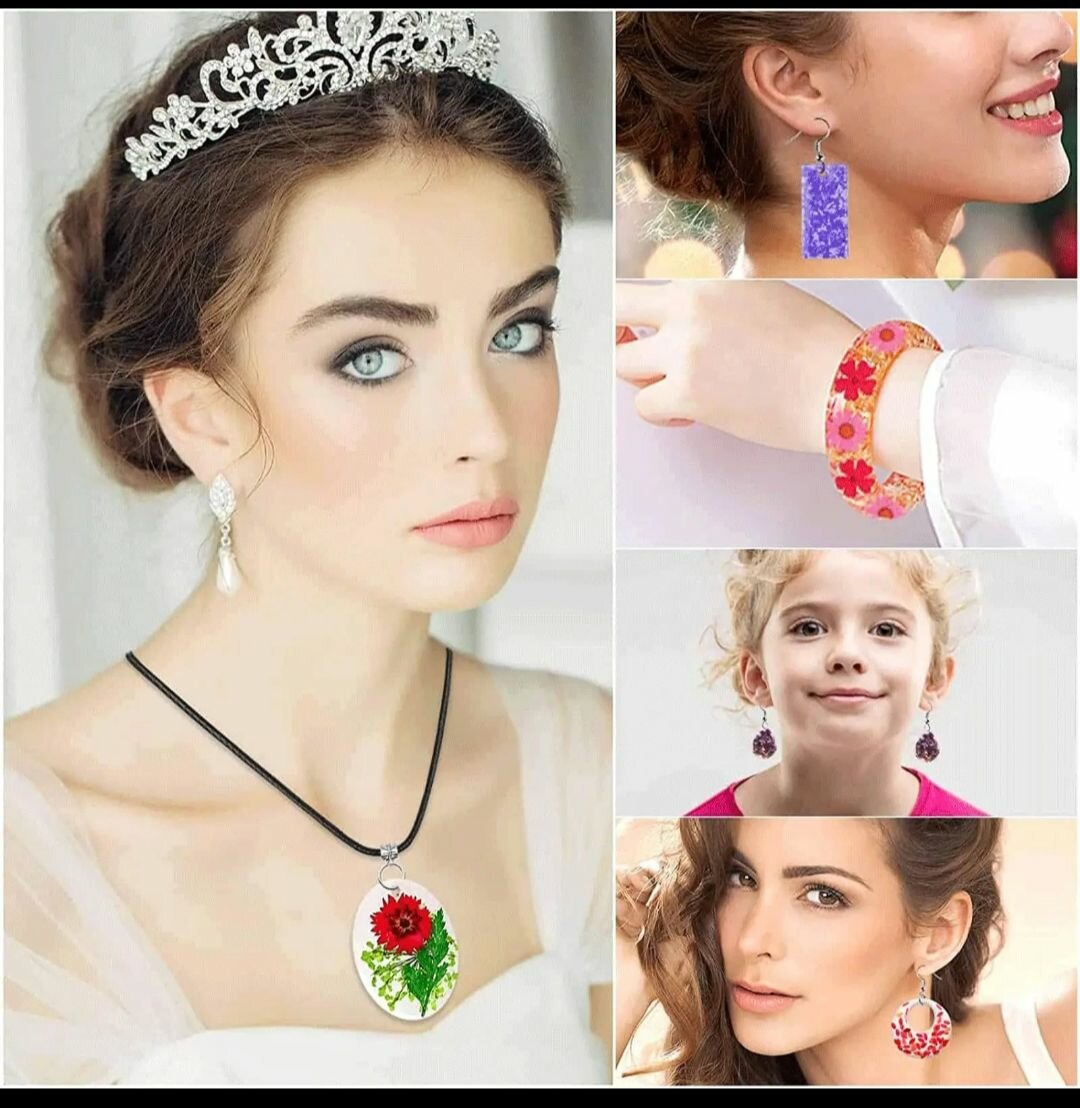 Resin art jewelry beginner set