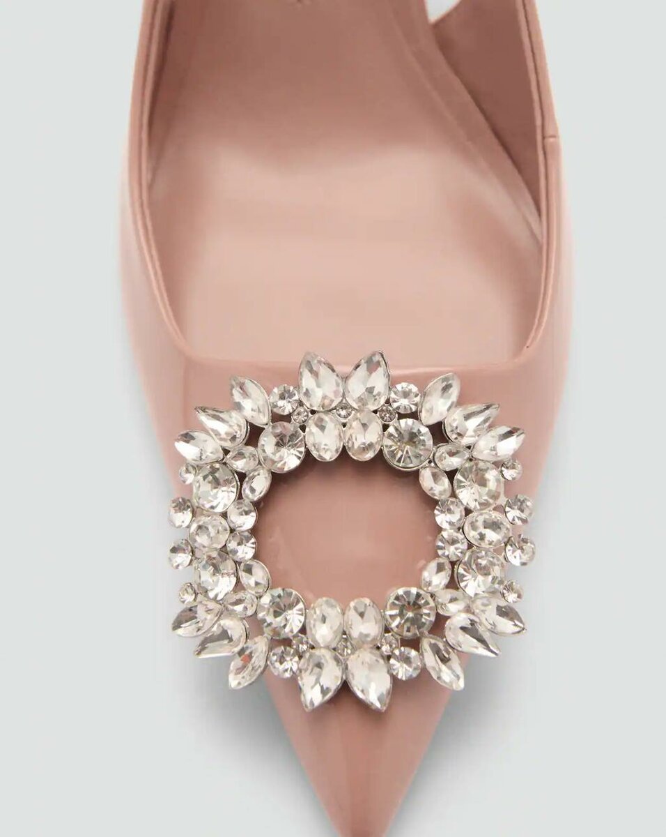 Mango Jewel-heel shoes