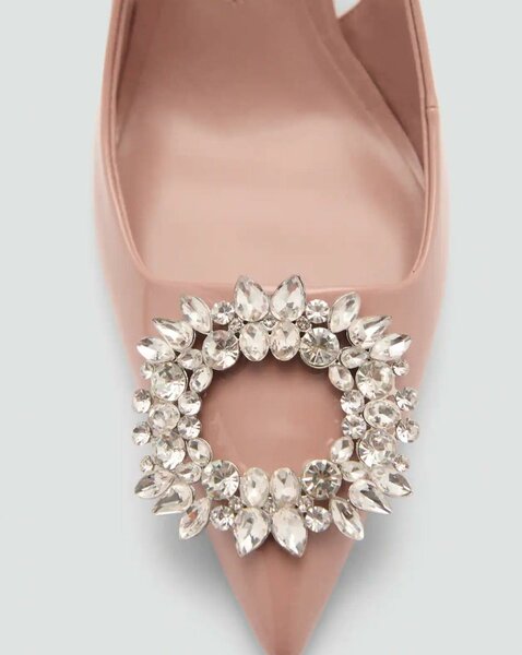 Mango Jewel-heel shoes