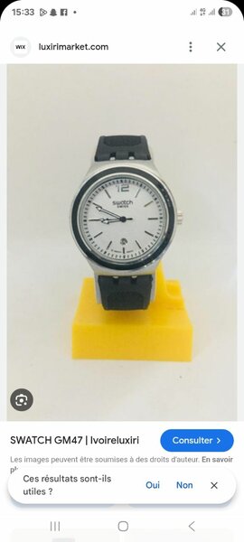 Montre Swatch GM47 - Élégance et Style