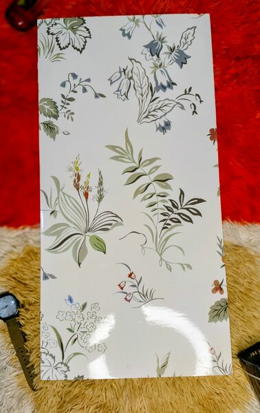 Carrelage mural floral