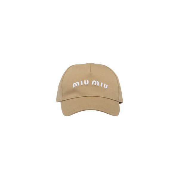 Casquette Miu Miu beige pour femme